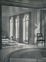 La grande salle à Yaffle Hill, Broadstone, Dorset