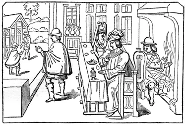 Le bycocket, vers 1470, 1910