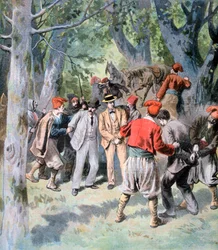 La capture de deux voyageurs français par des brigands en Sardaigne, 1894