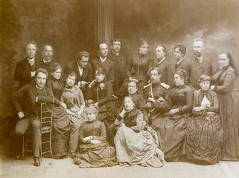 Le premier groupe de théâtre dramatique à Varsovie