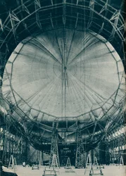 La structure interne du dirigeable R101, c1929 c1937