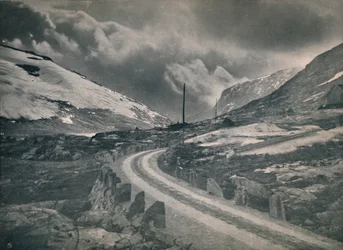 La route de montagne Grotli - Stryn, 1914