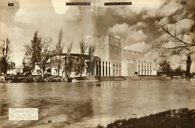 Le nouveau Shakespeare Memorial Theatre, Stratford-upon-Avon, Warwickshire, 1932, 1935