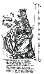 Le prophète Isaïe avec l