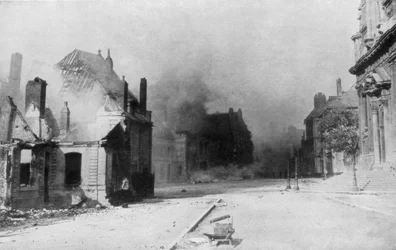 Les ruines de Cambrai, France, Première Guerre mondiale, 1918