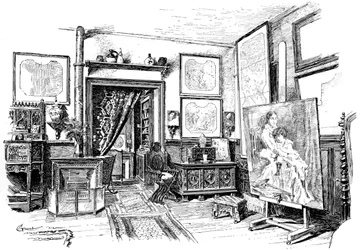 Le plus petit atelier de Paul-Jacques-Aimé Baudry, c1880-1882
