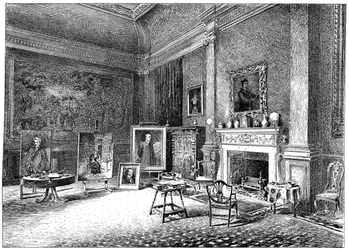 Le studio de John Everett Millais, vers 1880-1882