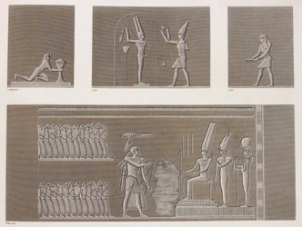 Thèbes : Karnak (gros plan)