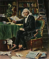 Theodor Mommsen 1817-1903 - Peinture de Knaus, 1934
