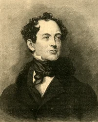 Thomas Moore, poète irlandais et biographe de Lord Byron, vers 1829 vers 1890