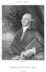 Thomas Pennant, naturaliste et voyageur britannique du 18ème siècle, c1840