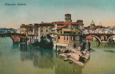 Île Tibérine, vers 1900