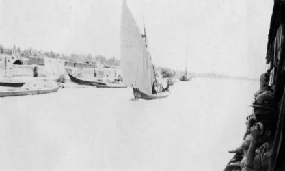 Rivière Tigre, Bagdad, Irak, 1917-1919