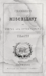 Page de titre de Miscellany of Useful and Entertaining Tracts de Chambers