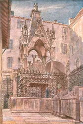Tombe de Mastino II à Vérone, 1854, vers 1900