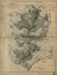Croquis topographique des environs de Washington, D.C.