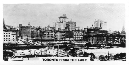 Toronto depuis le lac, Canada, vers les années 1920