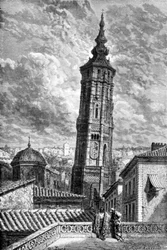 Torre Nueva, Saragosse, Espagne, 1929
