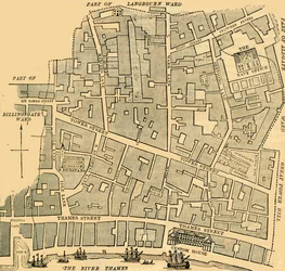 Quartier de Tower Street, c. 1872