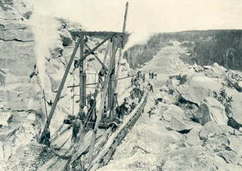 Machine à poser les rails, 1922