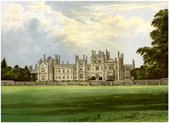 Tregothnan, Cornouailles, maison du vicomte Falmouth, vers 1880