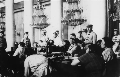Procès des dirigeants du Parti socialiste-révolutionnaire, Moscou, Russie, août 1922