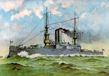 USS Alabama, cuirassé américain, 1898