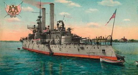 Cuirassé américain Iowa, vers 1908