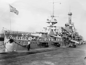 Navires de guerre de la marine américaine, chantier naval, Balboa, Panama, 1931