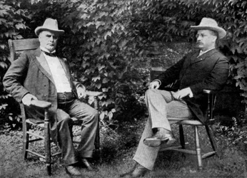 Le président américain William McKinley et le vice-président Theodore Roosevelt, 1899 1951