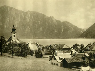 Unterach am Attersee, Haute-Autriche, vers 1935