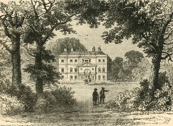Vane House, en 1800, vers 1876