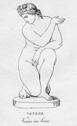 Vénus au bain, vers 1850