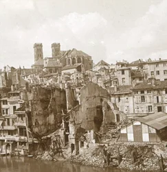 Verdun, nord de la France, vers 1916-1918