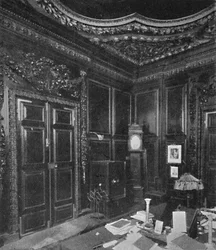 Sacristie de St. Lawrence Jewry, avec sculpture de Grinling Gibbons, 1903