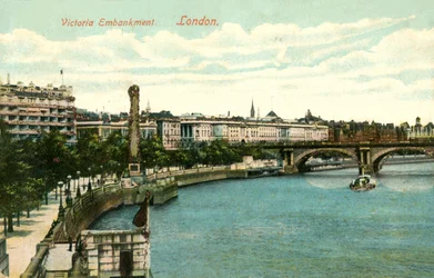 Victoria Embankment - Londres, 1906
