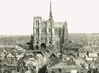 Vue du beffroi, Amiens, France