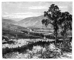 Vue de Braemar, Écosse, vers 1888