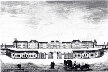 Vue du Palais Catherine à Tsarskoïe Selo