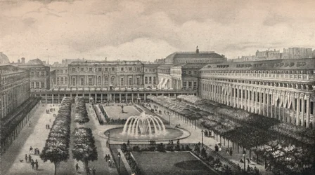 Vue du Palais-Royal en 1834