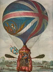 Deuxième ballon de Vincent Lunardi : 3 mai 1785, 1937