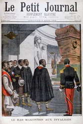 Visite de Ras Makonnen aux Invalides à Paris, 1902