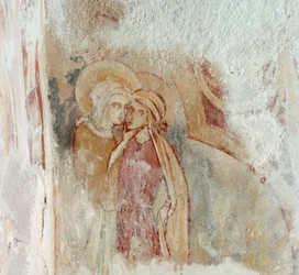 Peinture murale, tour Agricola, château de Chester, Cheshire