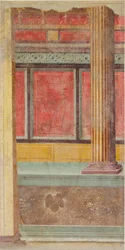 Peinture murale de la salle F de la Villa de P. Fannius Synistor à Boscoreale, vers 50-40 av. J.-C.