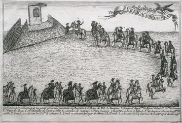 Guerre des Oranges, gravure