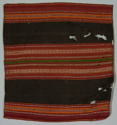Tissu à motifs de chaîne, fin des années 1800