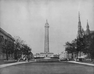 Monument de Washington, Baltimore, vers 1897