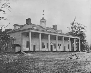 Maison de Washington, Mount Vernon, Virginie, vers 1897