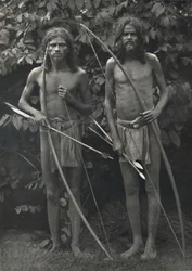 Wedda avec arc et flèches, 1926