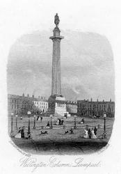 Colonne Wellington, Liverpool, 1864